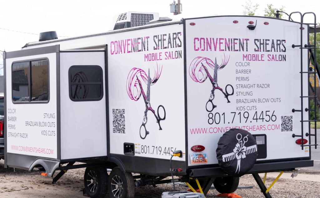 mobile salon trailer